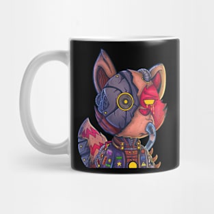 Cyborg Racoon Mug